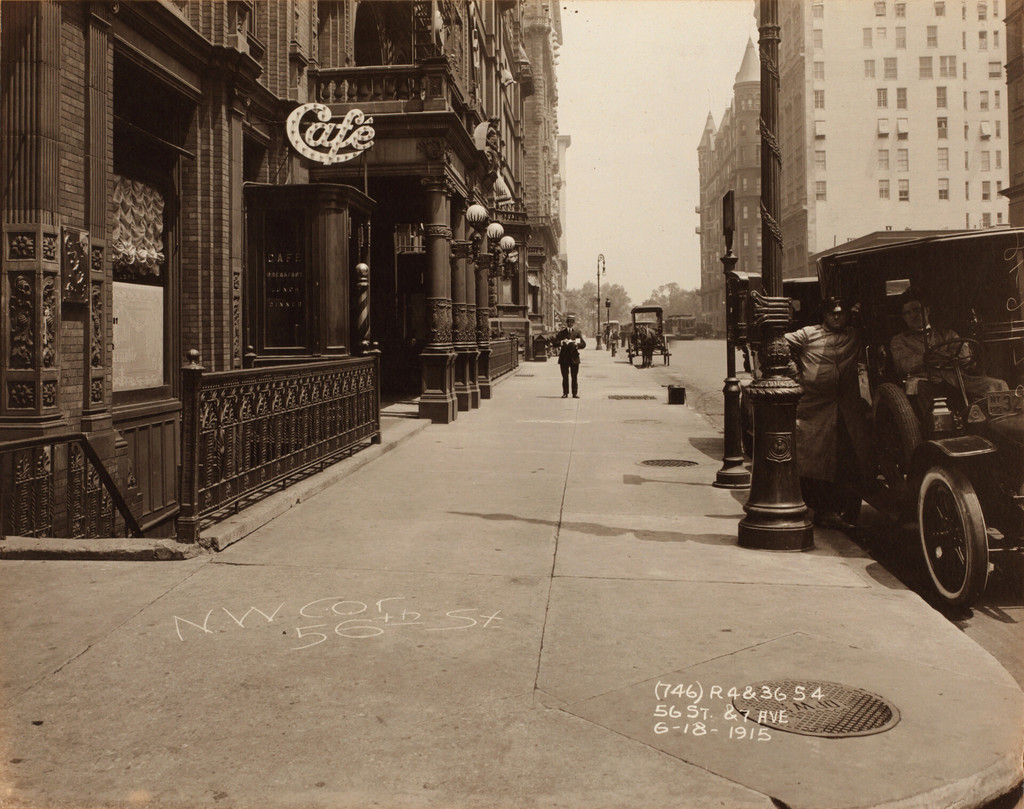 Seventh Avenue, west side, north from West 56th Street