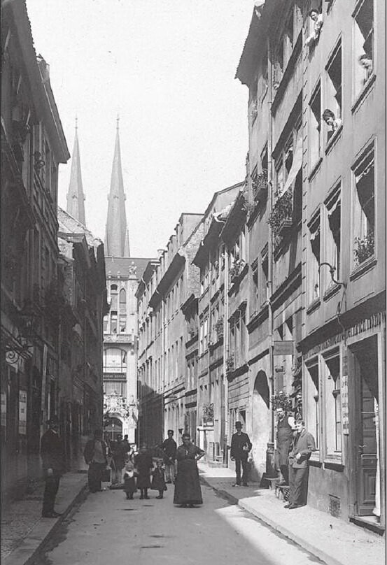 Blick in die Parochialstraße in Richtung Spandauer Straße