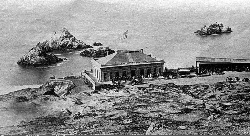 San Francisco.First cliff house
