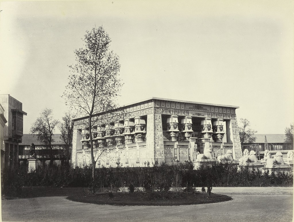 Exposition Universelle de 1867. Parc Orient: temple égyptien