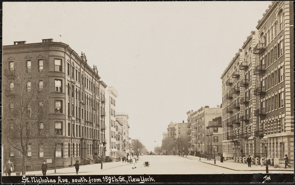 St. Nicholas Avenue, south from 159th Street