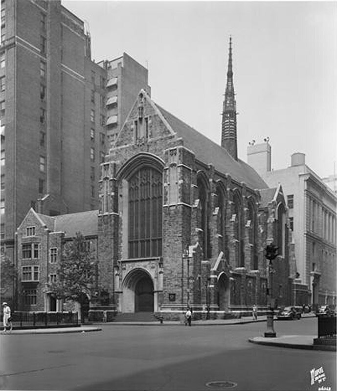 85th Street and Park Avenue, S.W. corner. Betina Evangelical Lutheran Church.