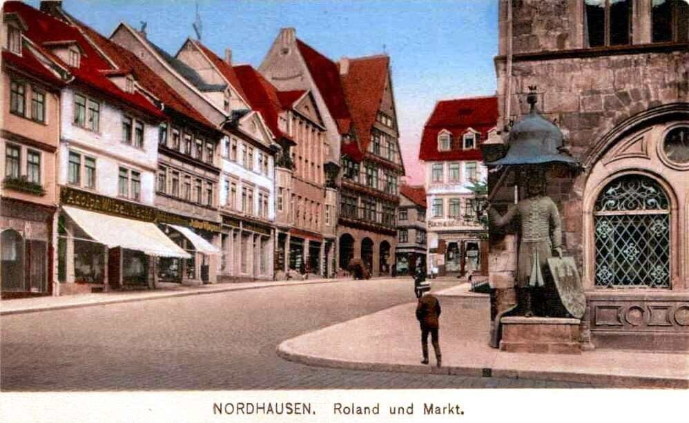 Nordhausen. Rathaus. 'Roland von Nordhausen'