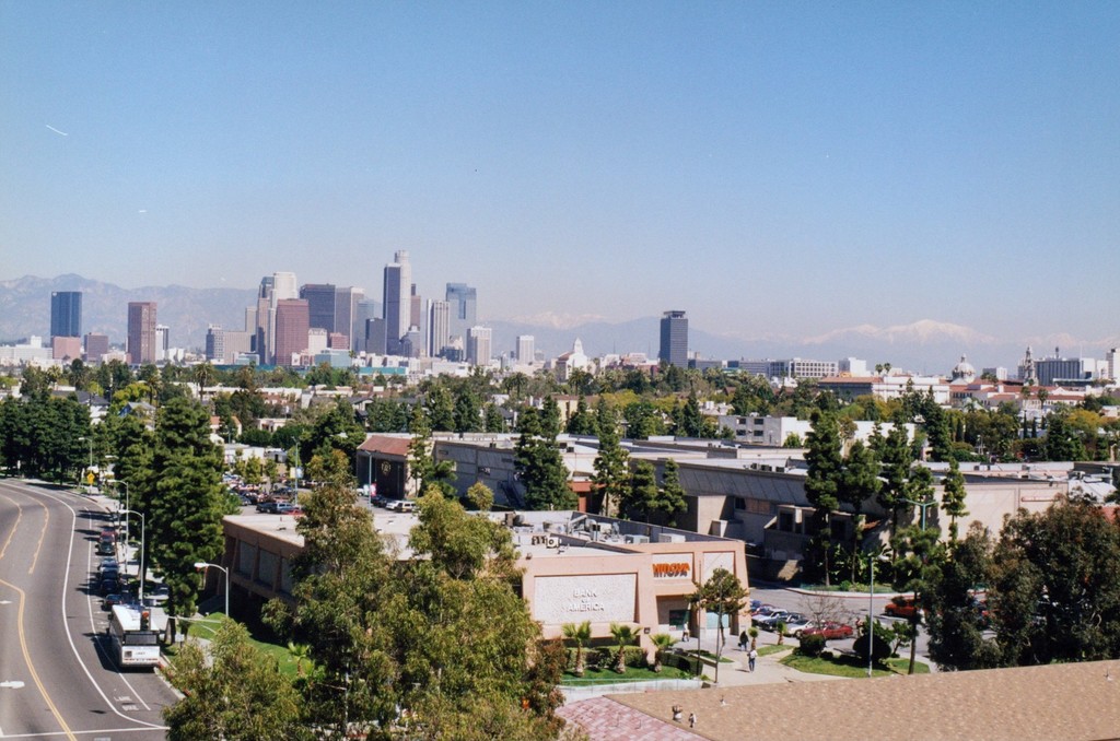Downtown Los Angeles from University Park