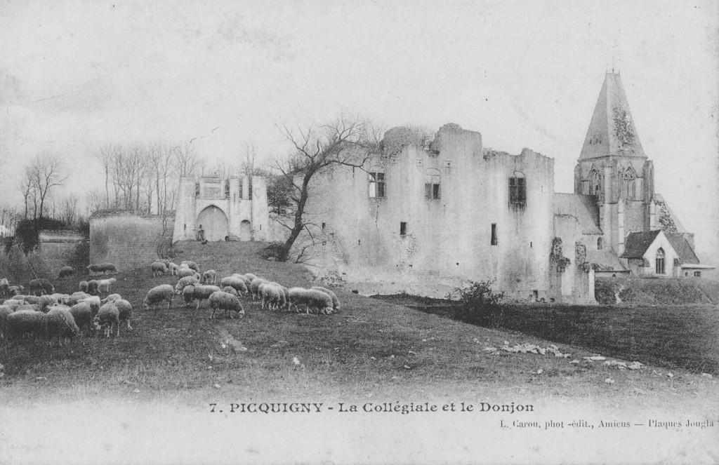 Picquigny. La Collégiale et le Donjon