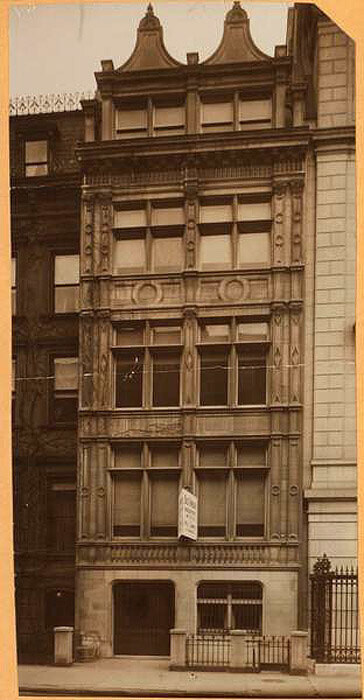 17 East 54th Street, north side, west of Madison Ave. About 1913.