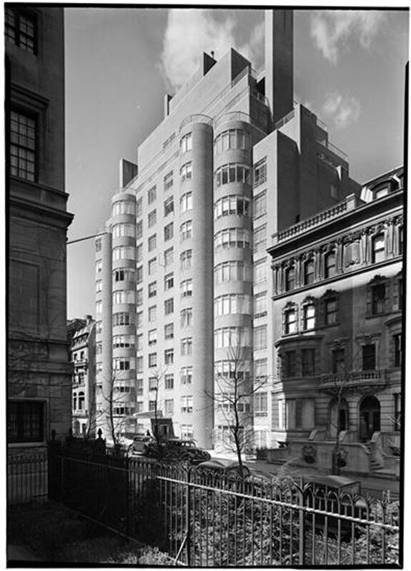 Rockefeller Apartments, exterior. 17 West 54th Street