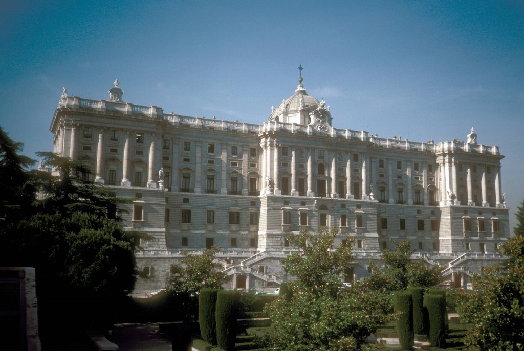 Palacio Real de Madrid: Vista general de los jardines de Sabatini