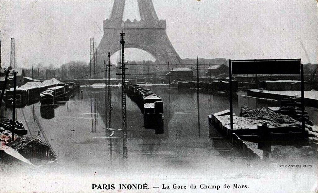Gare Champs de Mars, Inondé