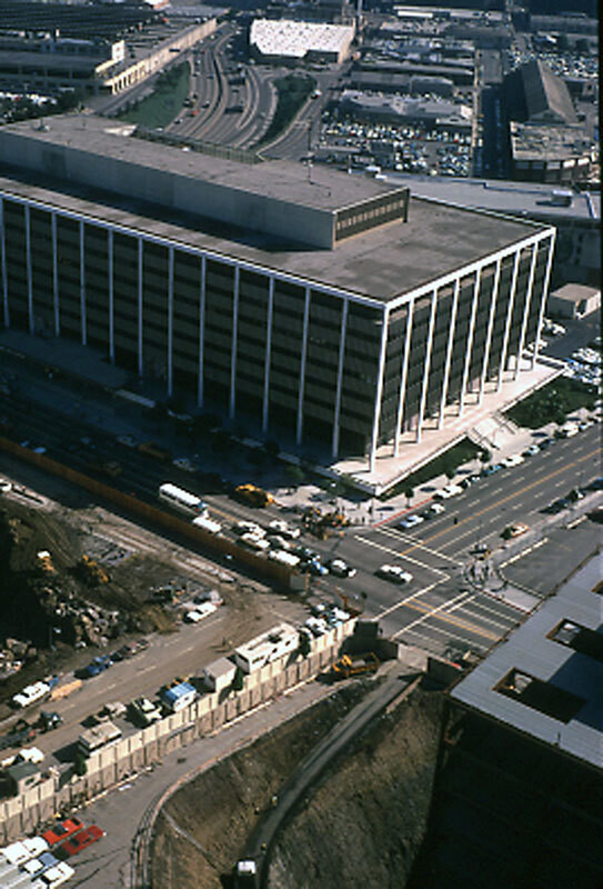Los Angeles Mall excavation