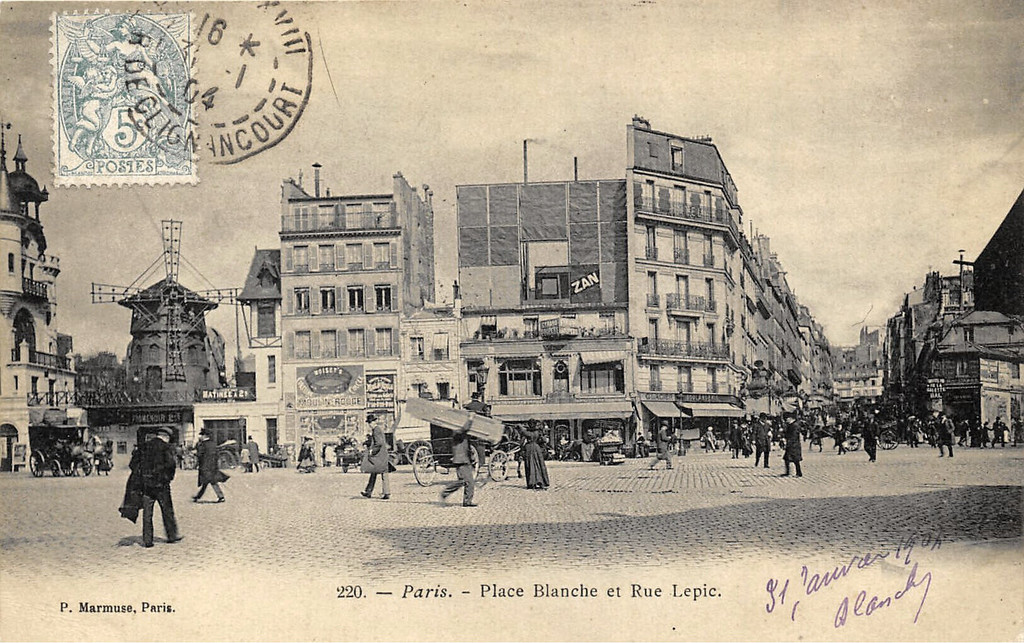 Place Blanche et Rue Lepic