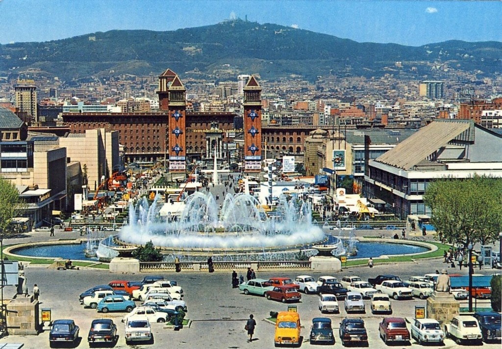 Panorama desde el Palacio Nacional de Montjuic