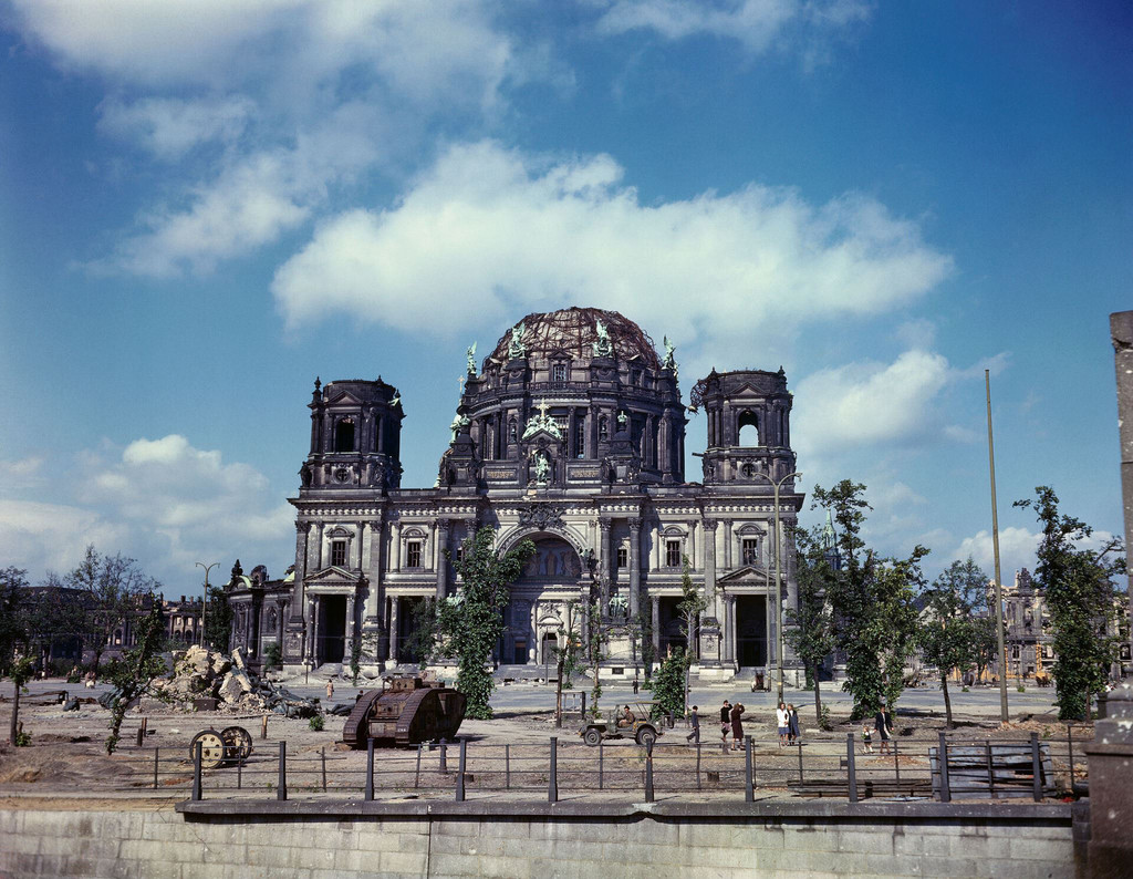 Damaged Berlin Cathedral after World War II