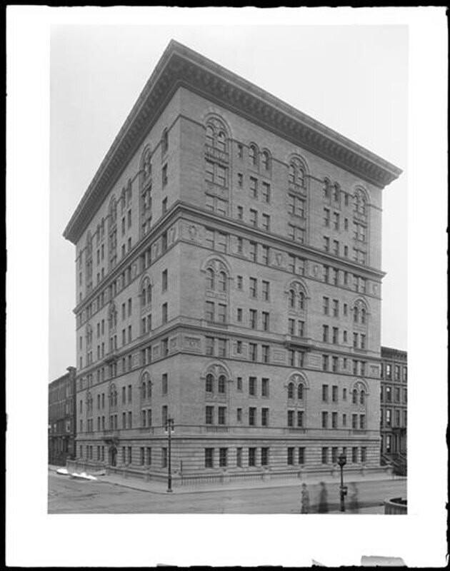 64th Street and Madison Avenue. General exterior, Verona Apartment House.