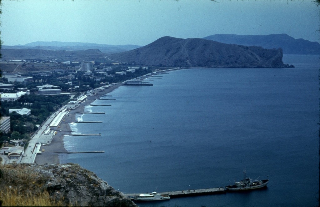 Вид з Генуезе фортеці на узбережжі Судака