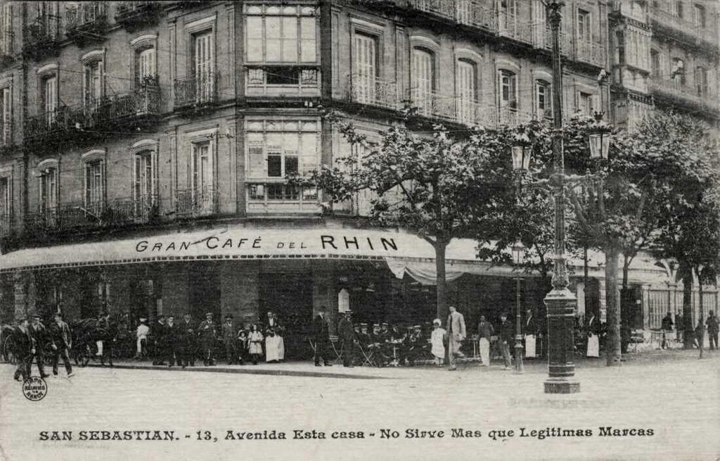 Еxterior del Gran Café del Rhin, San Sebastián