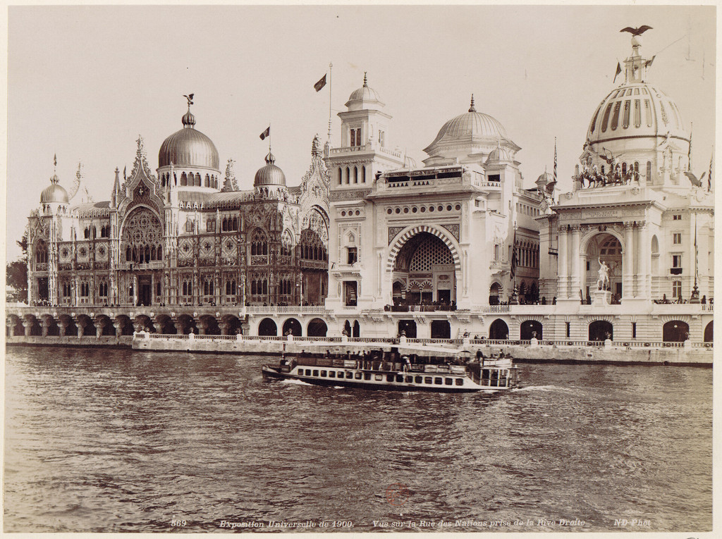 L'exposition universelle de 1900: pavillons de l'Italie, de la Turquie et des Etats-Unis