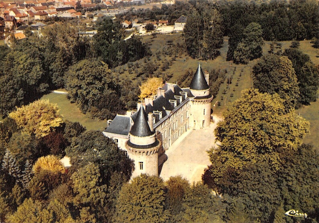 Dormans — Vue aérienne. Le Château