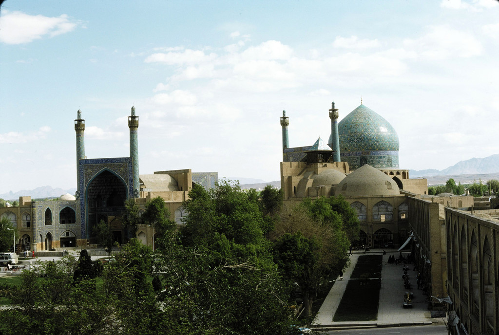 Isfahan. Shah Mosque of Ali Qapu, dome