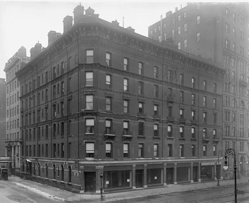 Broadway at the S.E. corner of 56th Street. The Rockingham