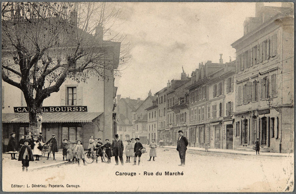 Carouge, Rue du Marche: Café de la Bourse