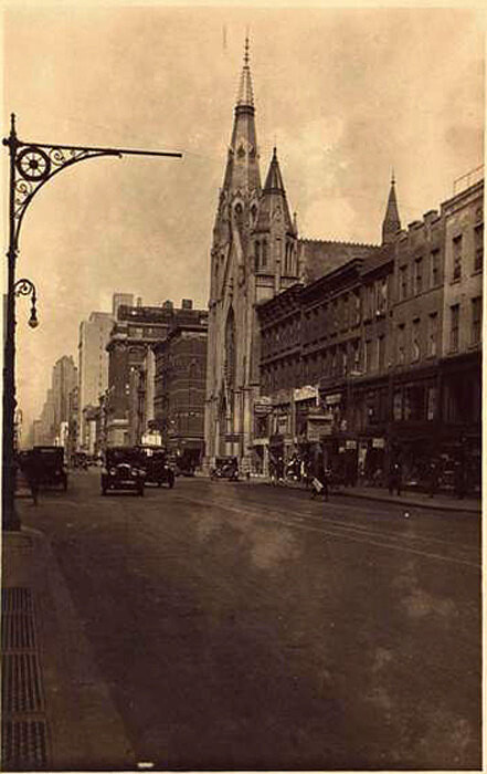 Lexington Avenue, east side, north from 53rd Street