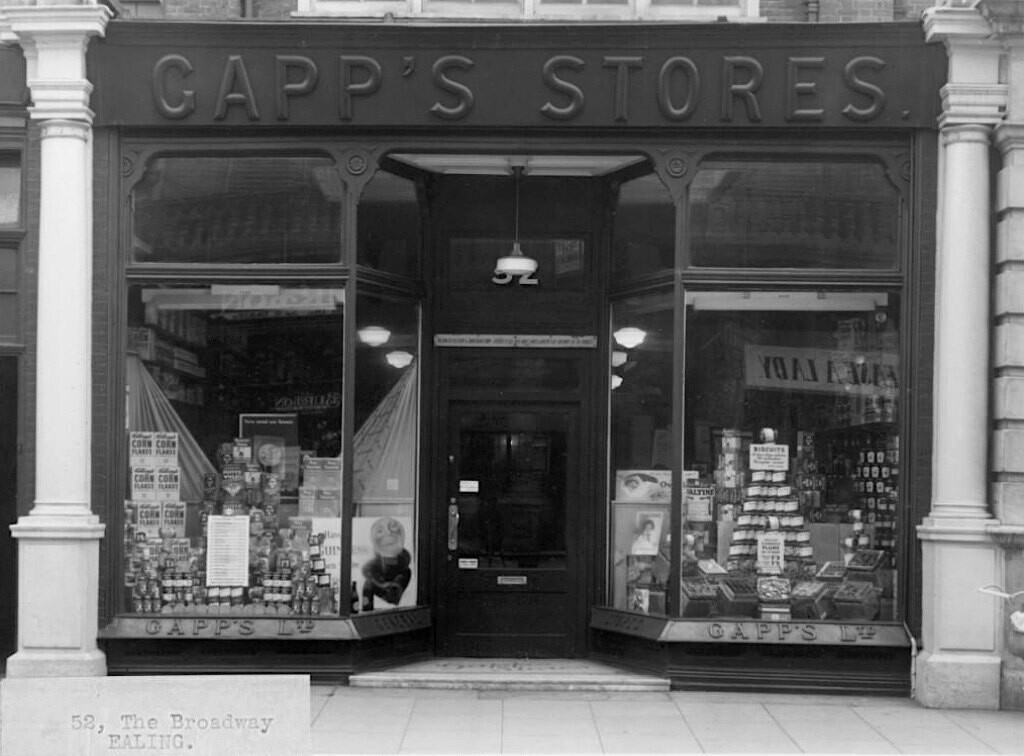 Gapp’s stores at 52 The Broadway, Ealing