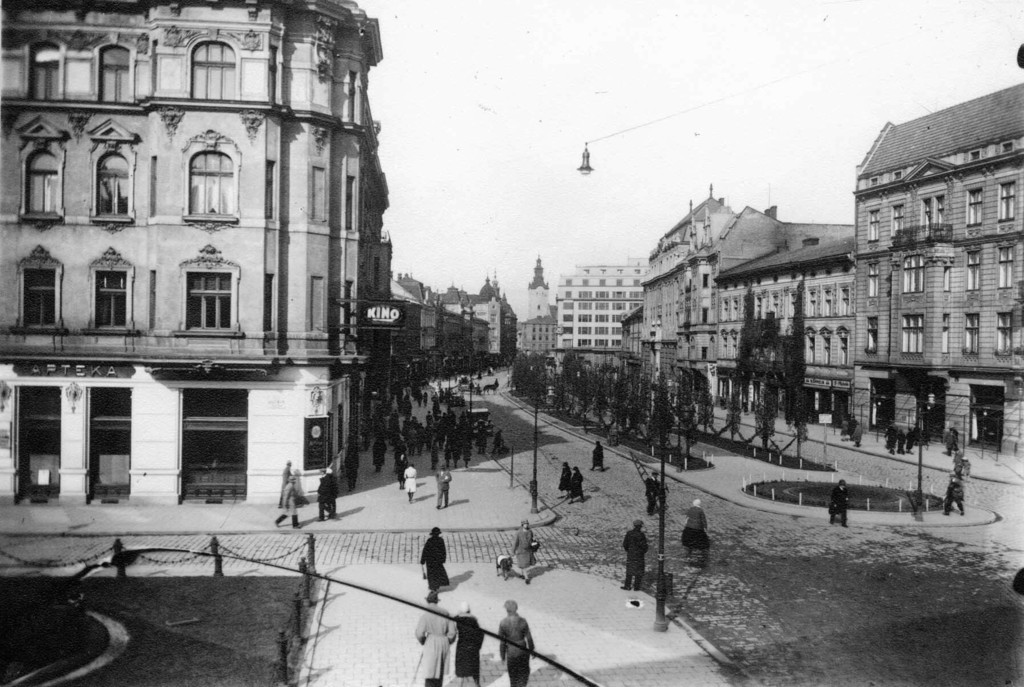 Вид на проспект Т.Шевченка з боку пам'ятника М.Грушевському