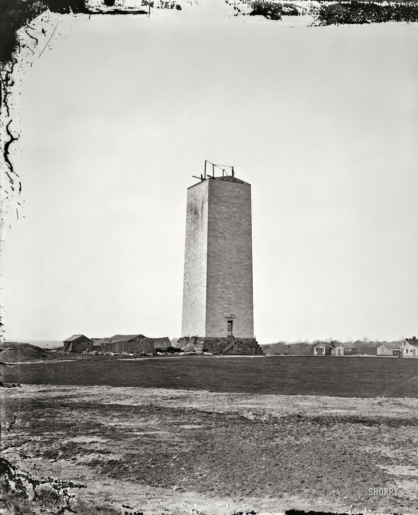 Washington Monument Back In The Day