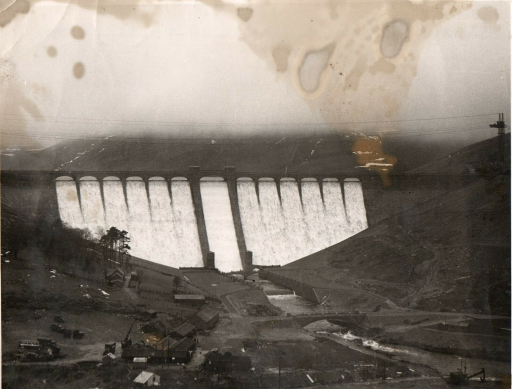 Claerewen dam view shortly after its completion