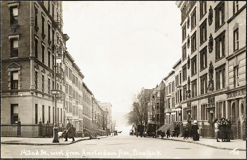 142nd St., west from Amsterdam Ave, New York