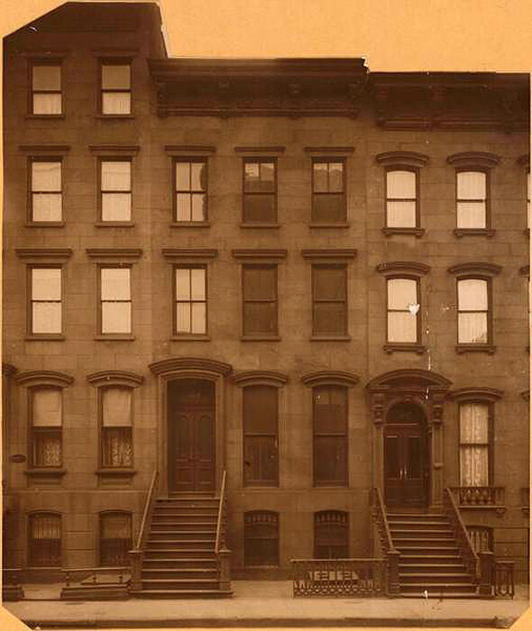 128-130 West 48th Street, south side, between Sixth and Seventh Avenues. About 1910.