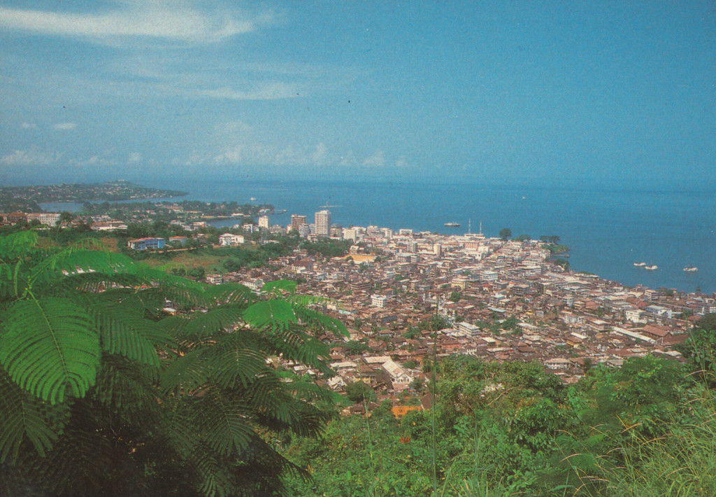 General view of Freetown, the capital