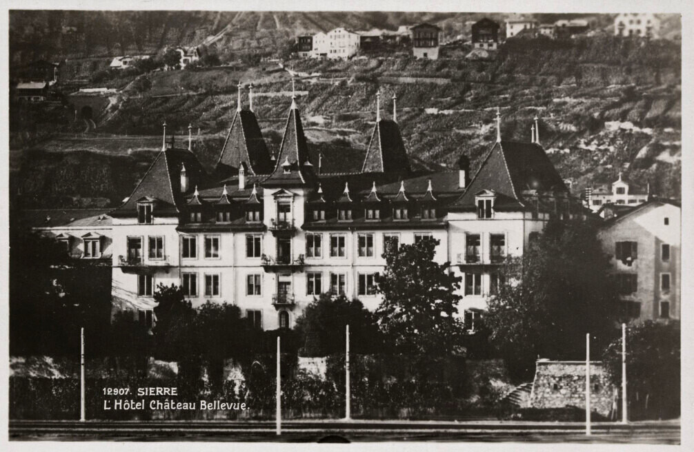 Sierre. L'Hôtel Château Bellevue