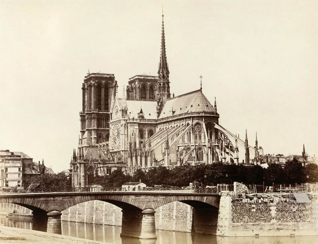 Cathedrale Notre-Dame de Paris, east facade