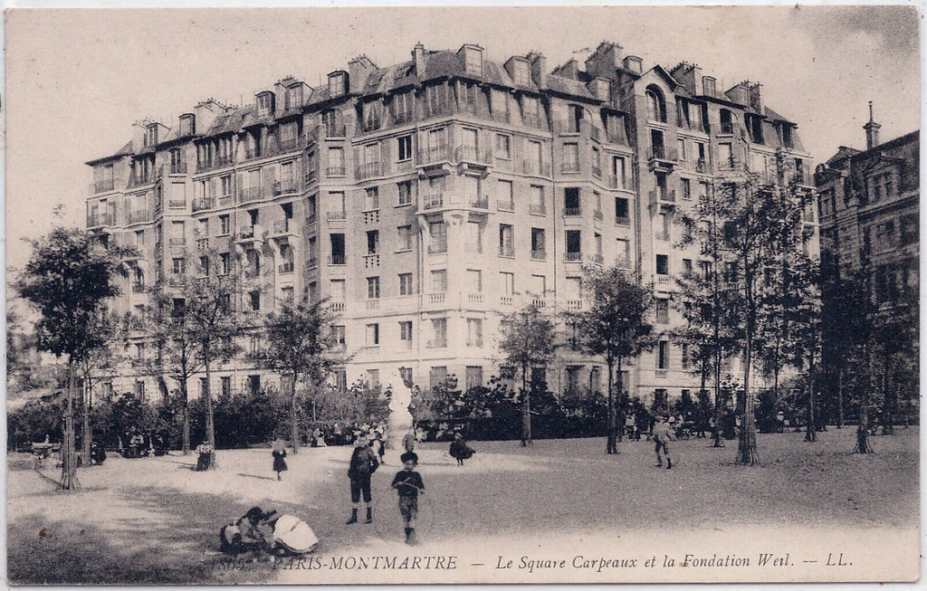 Square Carpeaux et Fontaine Weil