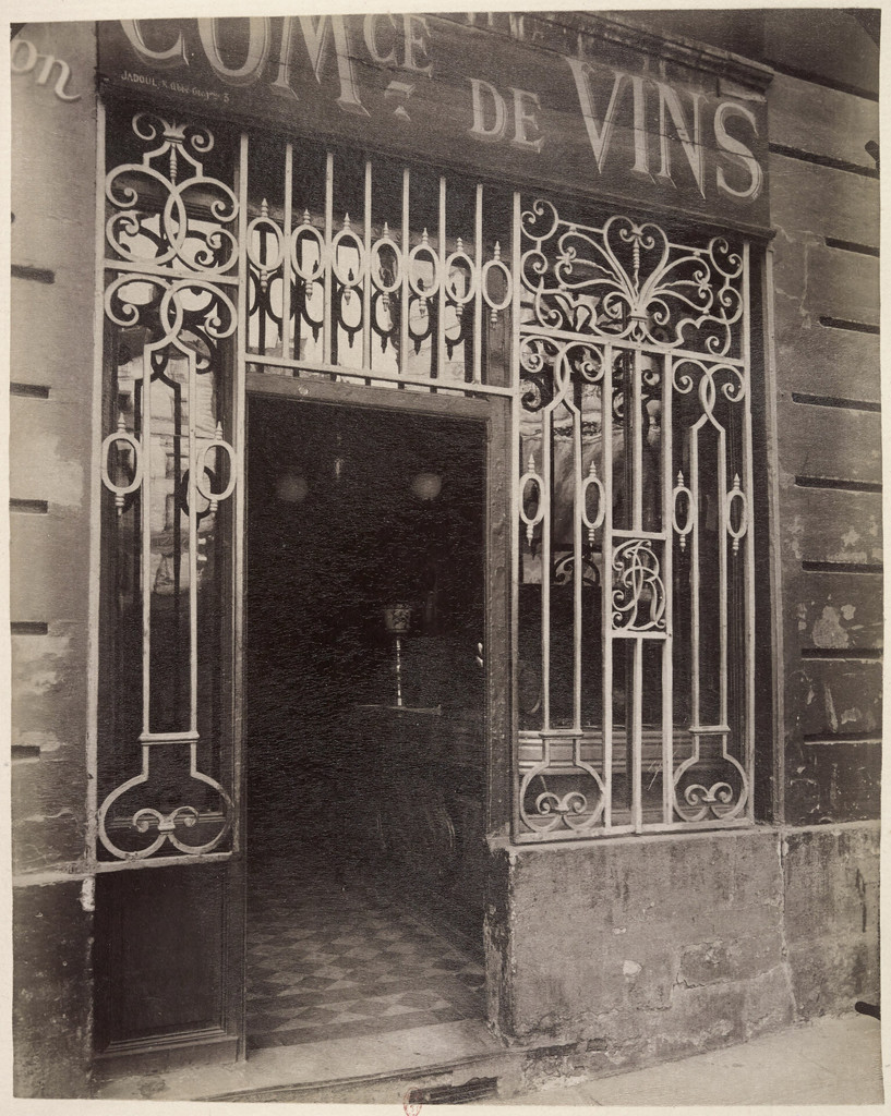 Très belle grille de Cabaret, XVIIIe siècle, disparue en 1904
