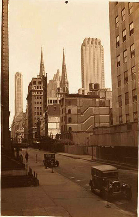A view of the south side of 51st Street, at a later date