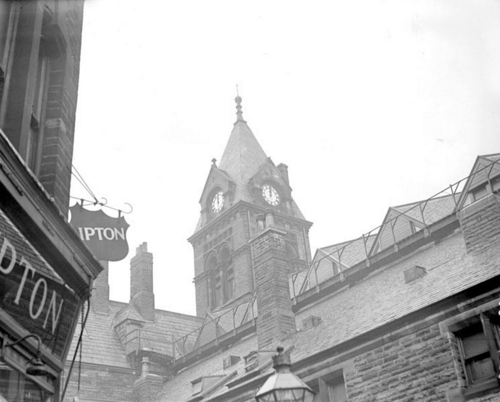 Huddersfield. Old Market Hall Clock