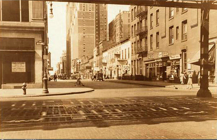 51st Street, north side, west from and including Sixth Avenue
