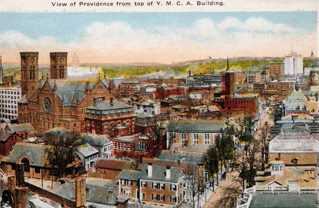 View of Providence from top of Y.M.C.A. building