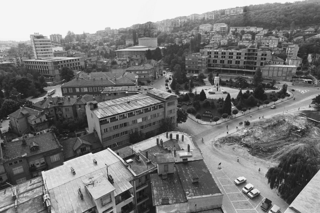 Велико Търново, общ изглед към запад от хотел „Етър“