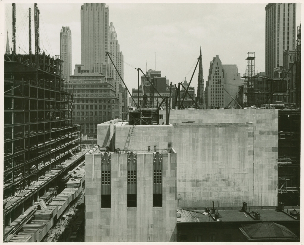 Construction at Rockefeller Center
