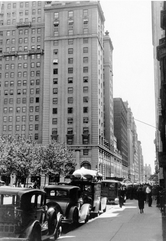 The Savoy-Plaza Hotel on 58th Street and Fifth Avenue