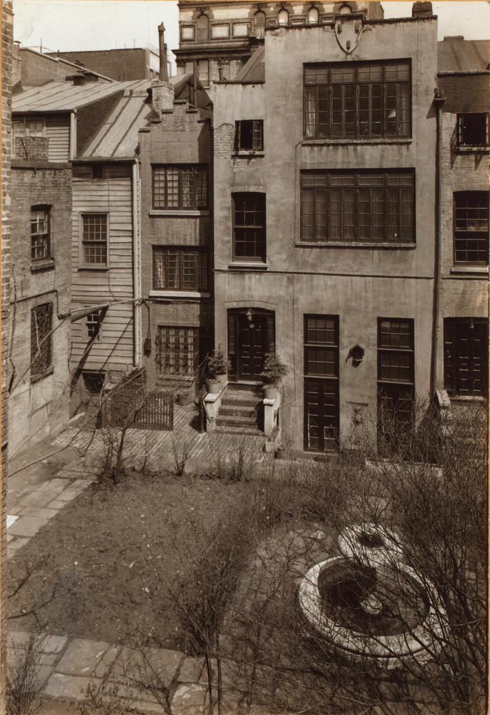 A rear view of Nos. 77 to 75 Bedford Street