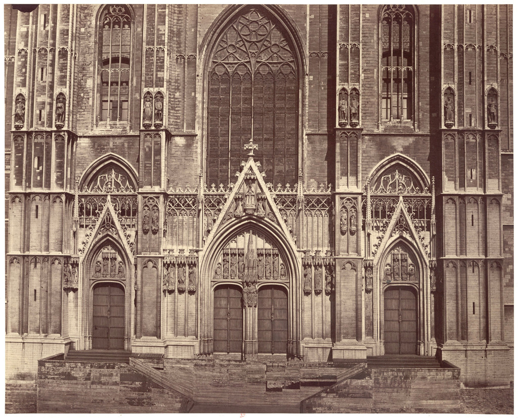 Cathédrale de Bruxelles. Portail principal