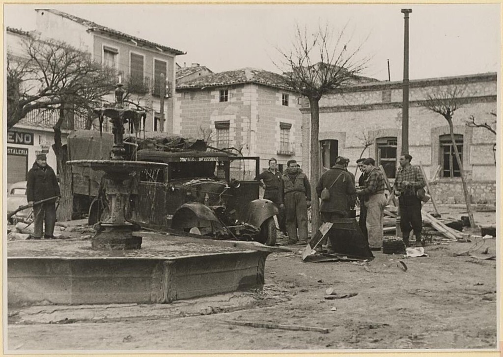 Brihuega, material capturado al ejercito italiano