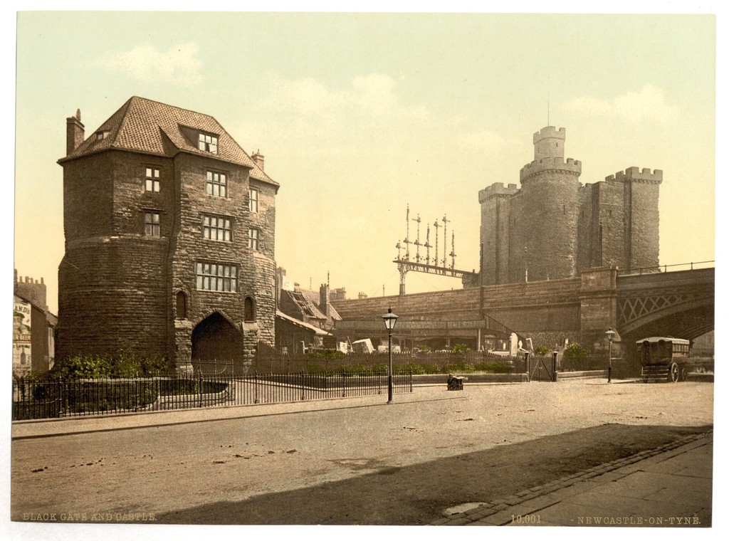 Blackgate and Castle. Newcastle-on-Tyne