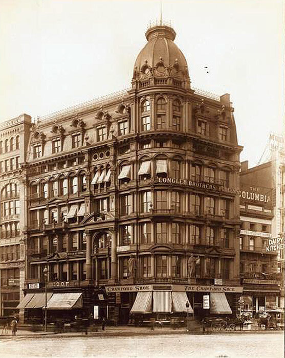 The Building on the S.E. corner of 14th Street, built by the Domestic Sewing Machine Company