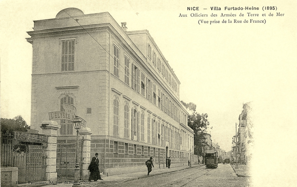 Villa Furtado-Heine (1895). Aux officiers des Armées de Terre et de Mer